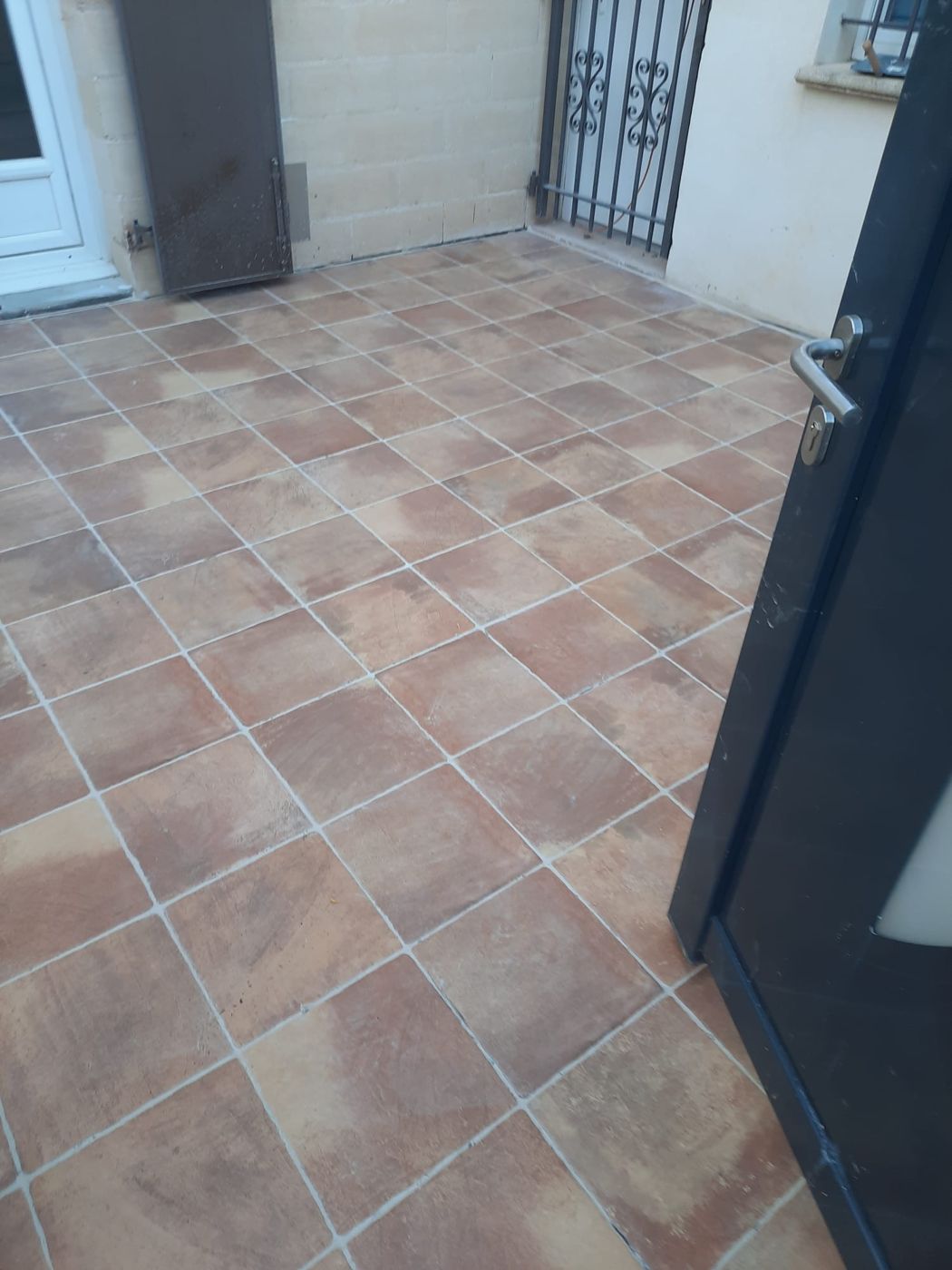 Terrasse façon tomettes